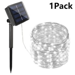 7M/12M/22/32M Solar Led Fairy Light kültéri festoon Led vízálló füzér füzér fények karácsonyi parti kerti napelemes lámpa dekorá