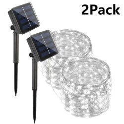 7M/12M/22/32M Solar Led Fairy Light kültéri festoon Led vízálló füzér füzér fények karácsonyi parti kerti napelemes lámpa dekorá