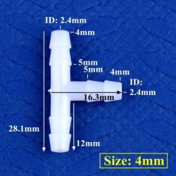 5 ~ 200 db 4 ~ 13 mm fehér PE póló csatlakozó akvárium tartály adapter levegő szivattyú tömlő Pagoda illesztések kerti öntöző ví