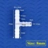 5 ~ 200 db 4 ~ 13 mm fehér PE póló csatlakozó akvárium tartály adapter levegő szivattyú tömlő Pagoda illesztések kerti öntöző ví