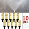 5M-30M Outdoor Misting Cooling System Garden Irrigation Watering 1/4'' Brass Atomizer Nozzles 4/7mm Hose for Patio Greenhouse