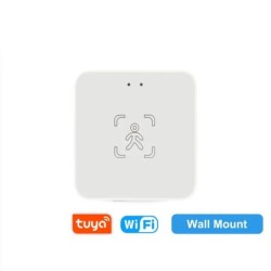 WiFi / Zigbee intelligens emberi jelenlét-érzékelő, fényerő-/távolságérzékelés, Tuya Smart Life otthoni automatizálás, Z2M Alexa