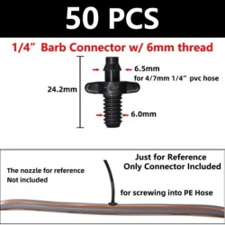 50db szöges csatlakozók öntözőszerelvények csepegtető öntözéshez szöges csatlakozók 4/7 mm-es csőszerelvények virágcserepes kert