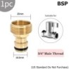 1/2" 3/4“ 1" Tap Quick Connector  Garden Irrigation Coupling Adapter Drip Copper Hose Tubing Repair Fittings Watering Tool