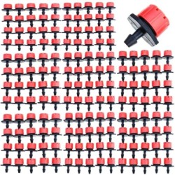 50-500pcs Adjustable Irrigation Drippers Sprinklers 1/4''  Emitter Dripper Micro Drip Irrigation Sprinklers for Watering System