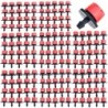 50-500pcs Adjustable Irrigation Drippers Sprinklers 1/4''  Emitter Dripper Micro Drip Irrigation Sprinklers for Watering System