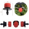 50-500pcs Adjustable Irrigation Drippers Sprinklers 1/4''  Emitter Dripper Micro Drip Irrigation Sprinklers for Watering System