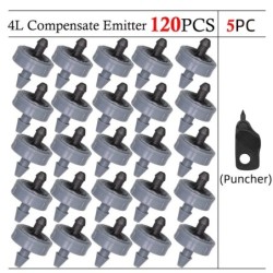 20-200 DB 2L 4L 8L nyomást automata kompenzáló csepegtető állandó áramlású kerti kibocsátó tartós öntözővíz-szabályozó csepegtet