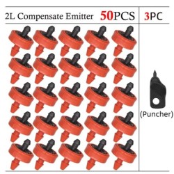 20-200 DB 2L 4L 8L nyomást automata kompenzáló csepegtető állandó áramlású kerti kibocsátó tartós öntözővíz-szabályozó csepegtet