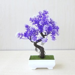 Mesterséges műanyag növények Bonsai kis facserép Hamis növény Cserepes virágoskert elrendezés Díszek Szoba Otthon Asztaldekoráci