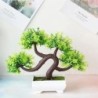 Mesterséges műanyag növények Bonsai kis facserép Hamis növény Cserepes virágoskert elrendezés Díszek Szoba Otthon Asztaldekoráci