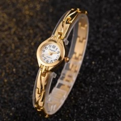 Egyszerű elegáns kis női órák Luxus márkájú arany karórák női női kvarc órák lányoknak montre femme