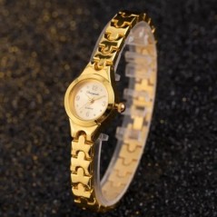 Egyszerű elegáns kis női órák Luxus márkájú arany karórák női női kvarc órák lányoknak montre femme