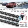 Car Wiper Blade Elastic band Windscreen Vehicle Insert Rubber Strip Refill 8mm 14"16"17"18"19"20"21"22"24"26"28" Accessorie 1pcs