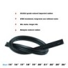 Car Wiper Blade Elastic band Windscreen Vehicle Insert Rubber Strip Refill 8mm 14"16"17"18"19"20"21"22"24"26"28" Accessorie 1pcs