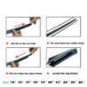 Car Wiper Blade Elastic band Windscreen Vehicle Insert Rubber Strip Refill 8mm 14"16"17"18"19"20"21"22"24"26"28" Accessorie 1pcs