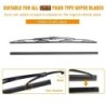 1PCS Windshield Windscreen 8MM 6MM 14"16"17"18"19"20"21"22"24"26"28" Car Wiper Blade Replacement Insert Refill Rubber Strip