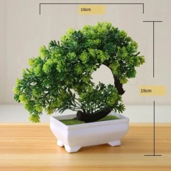 Új zöld mesterséges növények Bonsai kis fa fű virág cserepes bonsai Halloween esküvői karácsonyi buli Otthoni iroda dekoráció