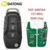 Datong World Car Remote Key Fit for Ford F150-F550 Fusion Explorer N5F-A08TAA ID49Chip 315 Mhz Auto Smart Control HU101 Flip Key