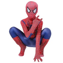 Gyerek Pókember Halloween és Farsangi jelmez Spiderman szuperhős jelmez Gyerekparti Cosplay 3D stílusban A legjobb ajándék