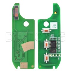 Datong World Car Remote Key Fiat 500L MPV Ducato Bravo PCF7946 433,92 ASK Mhz Auto Smart Replace Flip Key eredeti PCB-vel