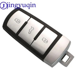 jingyuqin 3 gombos Flip Smart autós távirányító kulcstartó ID48 chippel 3C0959752BA 433MHZ ID48 VW Passat B6 3C B7 Magotan CC-he