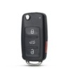 KEYYOU 10db 2/3/4 gombos távirányítós kulcstartó Skoda Octavia VW Volkswagen Golf Mk6 Tiguan Polo Passat CC SEAT cseretokhoz