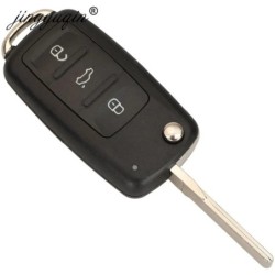 3BT Remote Flip key 434MHz ID48 Chip VW Volkswagen GOLF PASSAT Tiguan Polo Jetta Beetle Skoda Seat Car 5K0837202AD