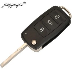 3BT Remote Flip key 434MHz ID48 Chip VW Volkswagen GOLF PASSAT Tiguan Polo Jetta Beetle Skoda Seat Car 5K0837202AD