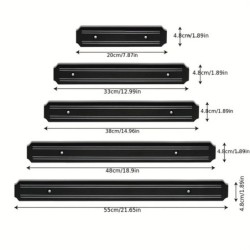 Mágneses falra szerelhető késtartó, tároló állvány konyhai eszközök, raktári eszközök és konyhai kiseszközök számára
