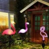 Solar Flamingo Light LED kültéri udvari lámpa kerti lámpa vízálló karólámpa folyosó dekoráció napelemes terasz földi lámpás