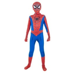 Gyerek Pókember Halloween és Farsangi jelmez Spiderman szuperhős jelmez Gyerekparti Cosplay 3D stílusban A legjobb ajándék