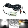 12V LED-es horgászlámpa 100W Ip68 csali halkereső lámpa 108 led 2835SMD garnélarák tintahal krill 4 színű víz alatti fény