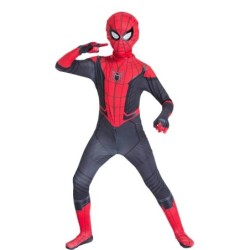 Gyerek Pókember Halloween és Farsangi jelmez Spiderman szuperhős jelmez Gyerekparti Cosplay 3D stílusban A legjobb ajándék