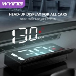 WYING M3 Auto OBD2 GPS Head-Up Display Auto Electronics HUD projektor kijelző Digitális autós sebességmérő tartozékok minden aut