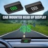 Autó Head Up HD kijelző GPS Sebességmérő Sebesség KMH Digitális HUD Szélvédő projektor Minden autóhoz Autó elektronikai tartozék