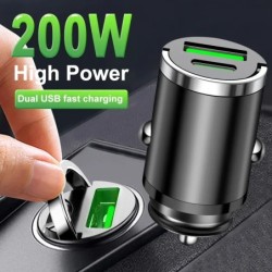 100 W autós töltő öngyújtó PD gyorstöltés iPhone mini USB Type C mini autós telefon töltő Samsung Huawei xiaomihoz