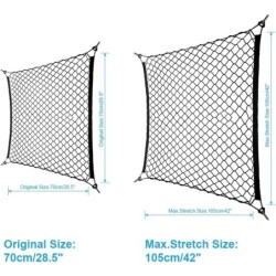 Nylon autó hátsó rakományháló csomagtartó tároló rendszerező háló Audi A1 A2 A3 A4 A5 A6 A7 A8 Q2 Q3 Q5 Q7 S3 S4 S5 S6 S7 S8 TT 