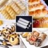 20 db Cannoli tubus rozsdamentes acél krémszarv formák tapadásmentes cannoli formák kúpos cső kúpos desszert tészta tekercs sütő