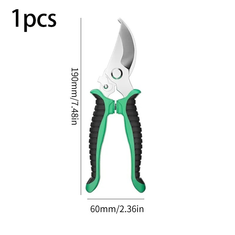 Kertészeti olló Madárcsőr alakú ág metszés Munkatakarékos metszés Rozsdamentes acél Szedés többfunkciós gyümölcsolló