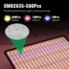 LED Grow Light teljes spektrumú fitolámpa AC85-240V 40W beltéri sátornövények növekedéséhez