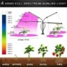 USB LED Grow Light időzített teljes spektrum növényekhez Sátor üvegházhatású hidroponikus termesztő rendszer Beltéri termesztő s