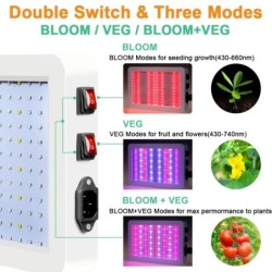 81-312LED Grow Plant Lights 25W-80W teljes spektrumú üvegházi termesztő lámpa beltéri növényekhez vega hidroponikus fitolámpa US