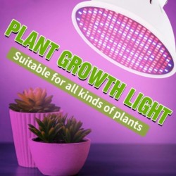 E27 LED Grow Light 85-265V teljes spektrumú fitolámpa Led hidroponikus növényi izzónövekedési fénysátor üvegházhatású zöldségek 