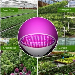 E27 LED Grow Light 85-265V teljes spektrumú fitolámpa Led hidroponikus növényi izzónövekedési fénysátor üvegházhatású zöldségek 