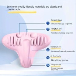 Új gravitációs masszázspárna Nyaki csigolya masszírozó Gerincvonó eszköz Váll nyak masszázs párna Nyak nyújtható párna