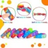 12 DB Fidget Toys Pop karkötő Party Előnyök Buborék karkötők Push Poping Érzékszervi Stresszoldó játékok gyerekeknek Gyermekaján