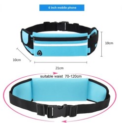 Futótáska Női Deréktáska Övtáska Férfi Sport Fanny Pack Mobiltelefontáska Edzőterem Futó Mobiltelefon Kocogó Futás Kerékpártáska