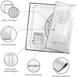 Túlméretes 80/70/60 cm szilikon sütőlap tészta hengerlő dagasztólap konyha palacsinta pizza tészta tapadásmentes tepsi tészta