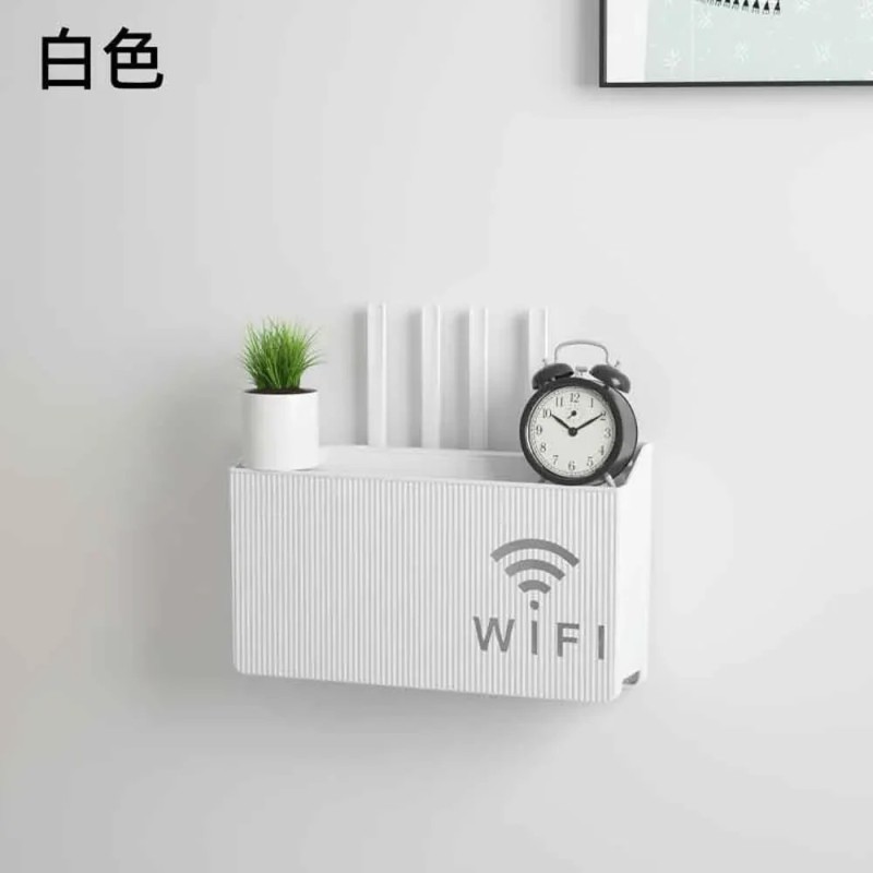 Szemetesek Falra szerelhető router doboz Irodai média dekor Konzol Wifi Wifi doboz Vezeték nélküli tárolódobozok Rack Konzol Aka